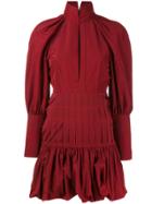 Ellery Puff-style Mini Dress - Red