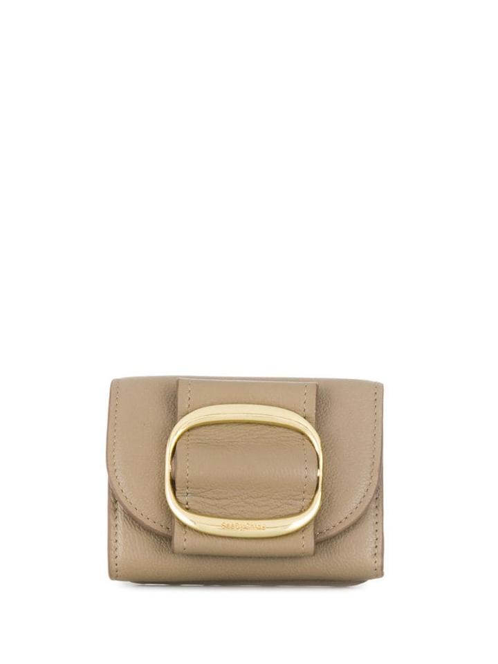 See By Chloé Kuroe Fold Wallet - Neutrals