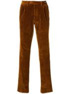 Tagliatore High Waisted Trousers - Brown