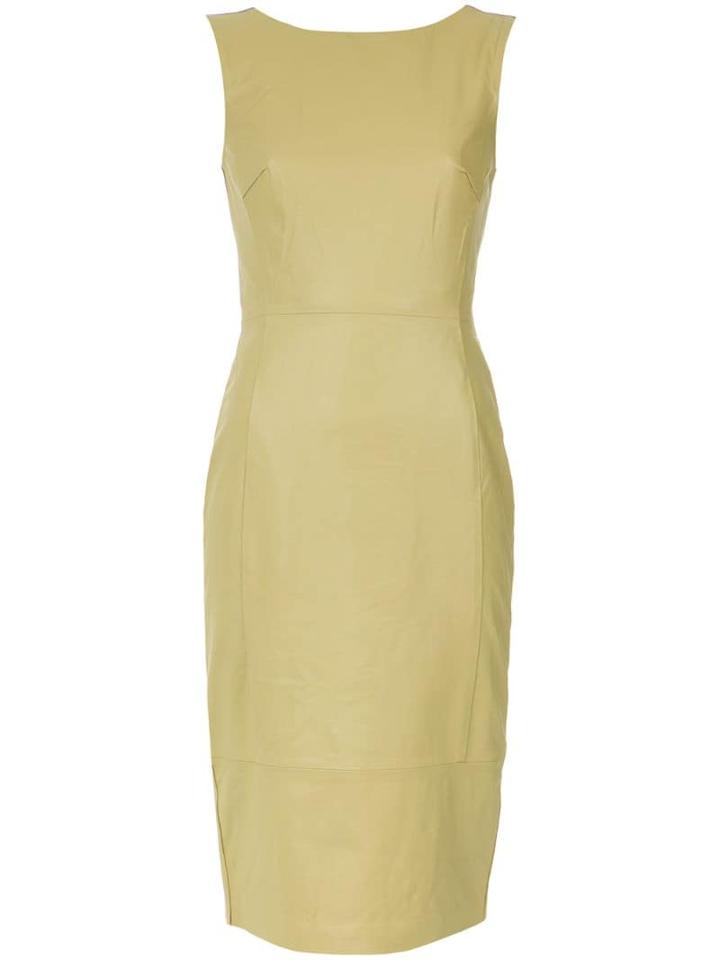 Tufi Duek Fitted Waist Midi Dress - Neutrals