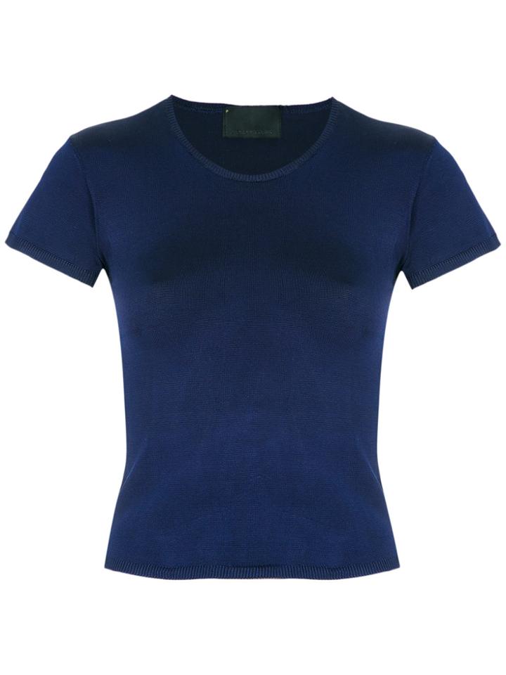 Andrea Bogosian Knit T-shirt - Blue