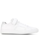 Pierre Hardy Perforated Lace-up Sneakers - White