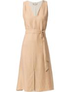 Egrey Midi Dress, Women's, Size: 40, Nude/neutrals, Viscose