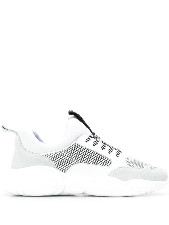 Moschino Mesh Chunky Sneakers - White