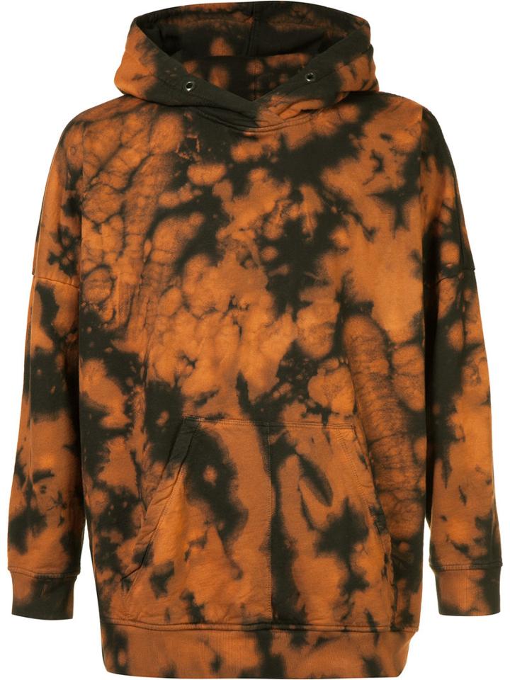 Daniel Patrick Tie-dye Hoodie, Men's, Size: Xs, Black, Cotton