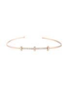 Rosa De La Cruz 't-bar' Bangle, Pink/purple