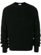 Études Chunky Ribbed Sweater - Black