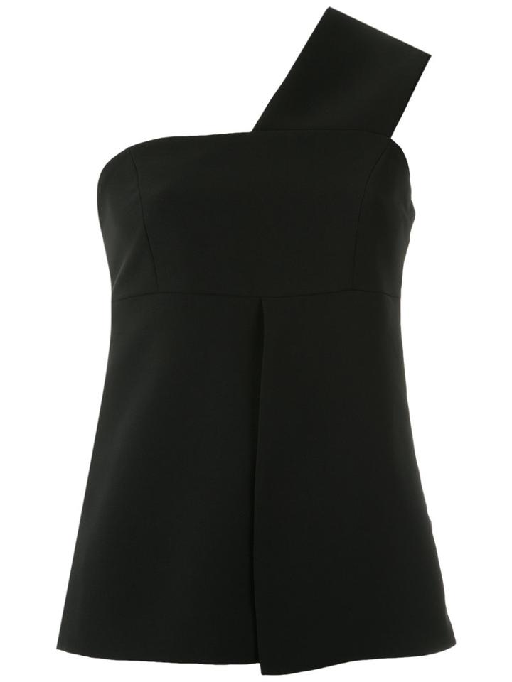 Giuliana Romanno - One Shoulder Blouse - Women - Polyester - 38, Black, Polyester