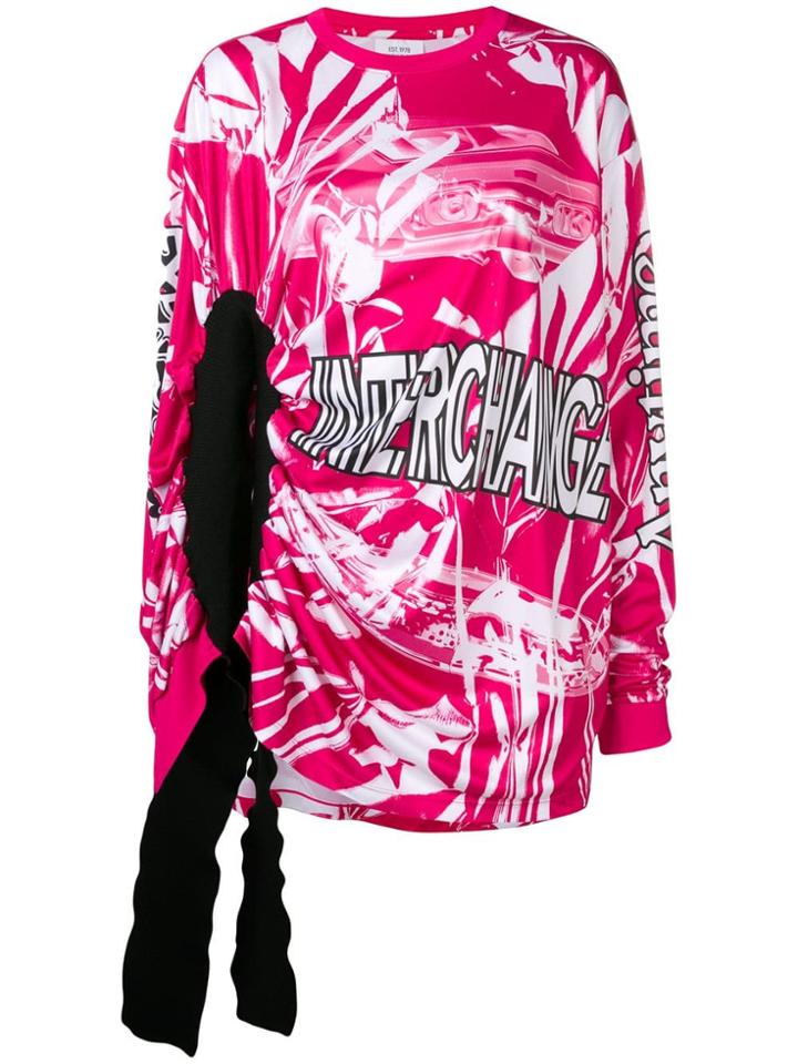 Calvin Klein Jeans Est. 1978 Modernist Tie-dye Top - Pink