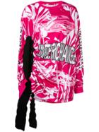 Calvin Klein Jeans Est. 1978 Modernist Tie-dye Top - Pink