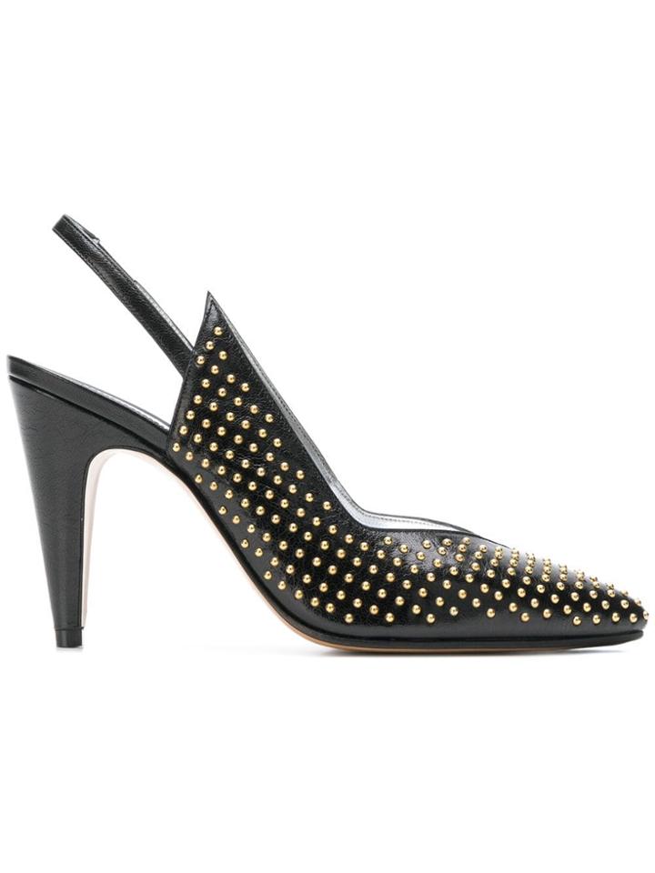 Givenchy Studded Slingback Pumps - Black