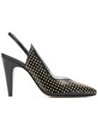 Givenchy Studded Slingback Pumps - Black