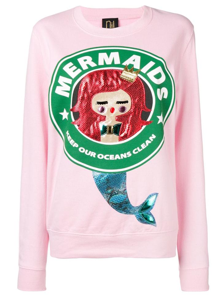 Nil & Mon Mermaid Sweatshirt - Pink