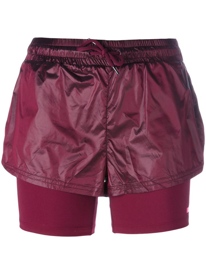 Adidas By Stella Mccartney Running 2in1 Shorts, Women's, Size: Small, Red