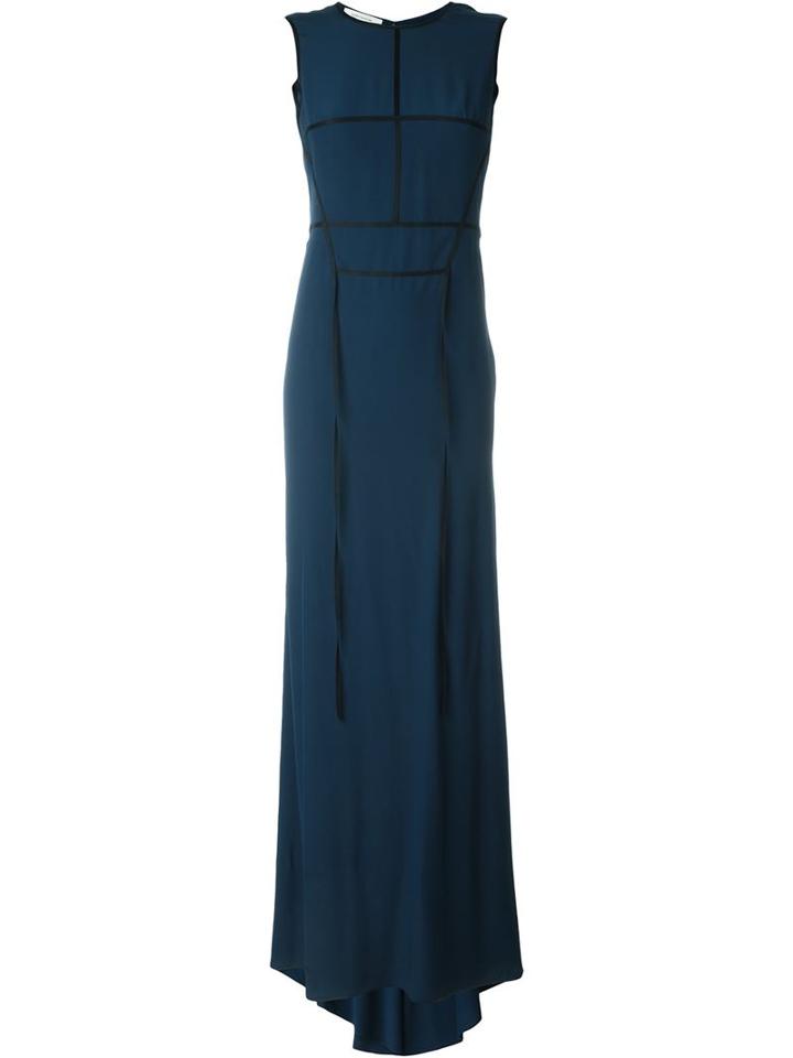 Cédric Charlier Bias Tape Geometric Detailing Dress