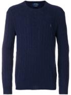 Polo Ralph Lauren Classic Cable Knit Jumper - Blue