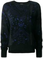 Just Cavalli Intarsia Sweater - Blue