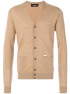 Dsquared2 Button Front Cardigan - Nude & Neutrals
