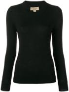 Burberry Basic Fitted Jumper - Black