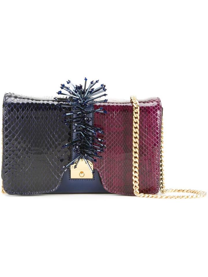 Marc Jacobs Embellished 'kitty' Crossbody Bag, Women's, Blue