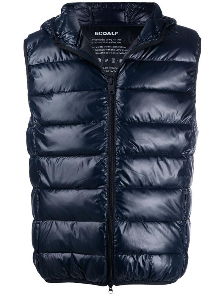 Ecoalf Padded Shell Gilet - Blue