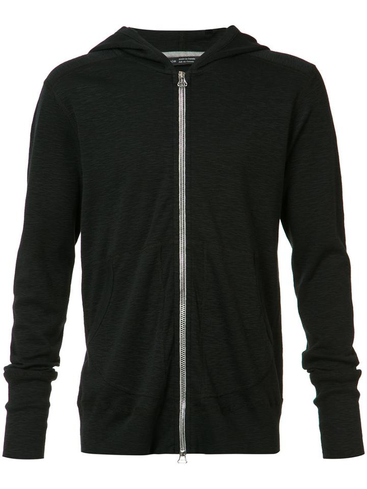 Wings+horns Zipped Hoody, Men's, Size: Small, Black, Cotton