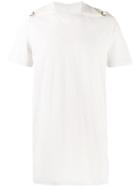 Rick Owens Buckle Detail T-shirt - Grey