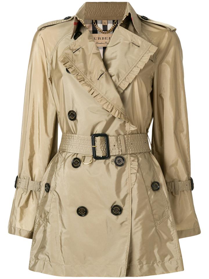 Burberry Ombersley Shell Trench Coat - Nude & Neutrals