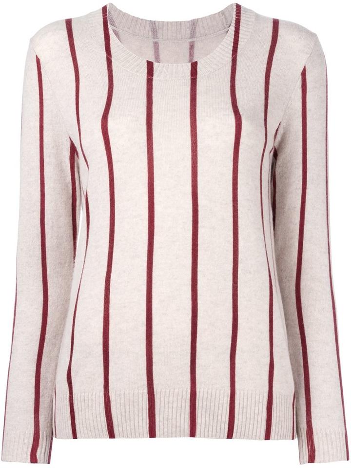 Uma Wang Striped Jumper, Women's, Size: Medium, Nude/neutrals, Cashmere