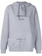 Ih Nom Uh Nit Logo Print Hoodie - Grey