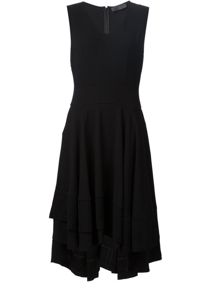 Co Flared Asymmetric Dress