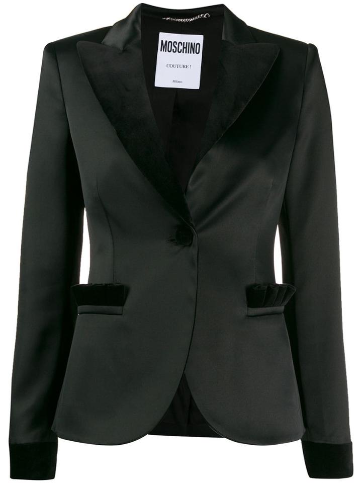 Moschino Two Tone Blazer - Black
