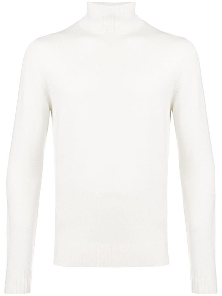 Dell'oglio Roll Neck Sweater - White