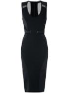 Tufi Duek Panelled Short Dress - Black