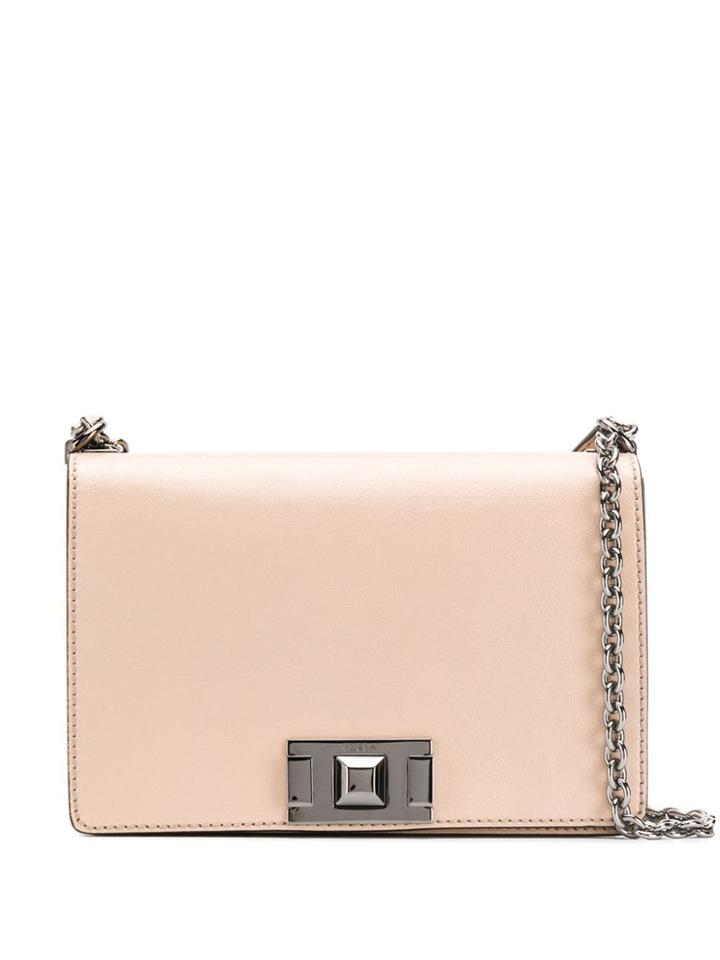 Furla Foldover Top Shoulder Bag - Neutrals