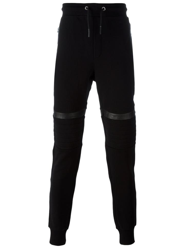 Mcq Alexander Mcqueen Embroidered Track Pants - Black