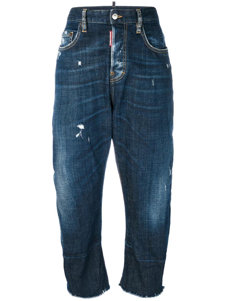Dsquared2 Cropped Kawaii Jeans - Black