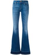 J Brand Slit Sides Flared Jeans - Blue