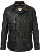 Addict Clothes Japan Waxed Biker Jacket - Black