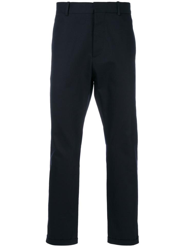 Marni - Straight Trousers - Men - Cotton - 50, Blue, Cotton