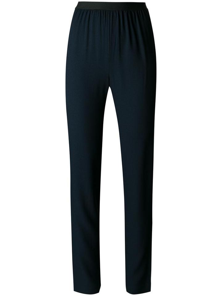 Antonio Marras Elasticated Waistband Trousers, Women's, Size: 46, Blue, Acetate/viscose