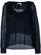 See By Chloé Frilled Sweater - Blue