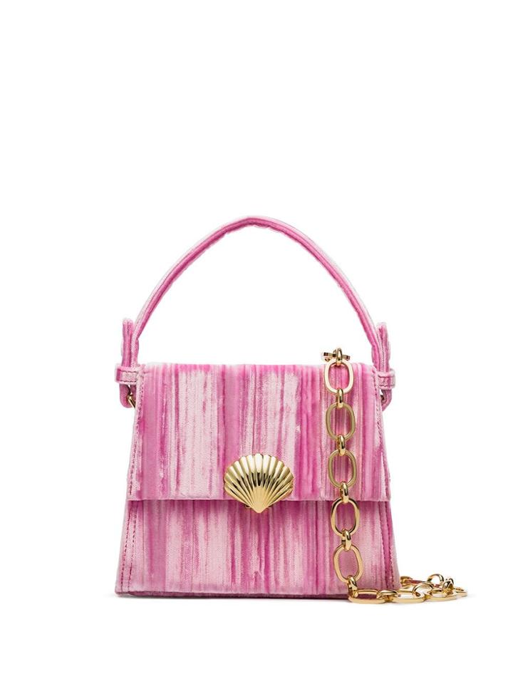 Rixo Jemima Striped Mini Tote - Pink