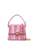 Rixo Jemima Striped Mini Tote - Pink