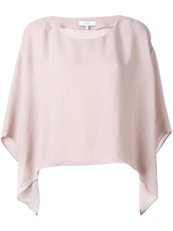 Iro - Flared Blouse - Women - Polyester - 36, Women's, Pink/purple, Polyester