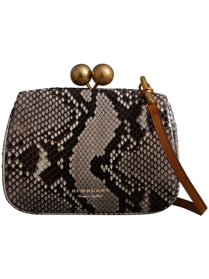 Burberry Small Python Frame Bag - Multicolour