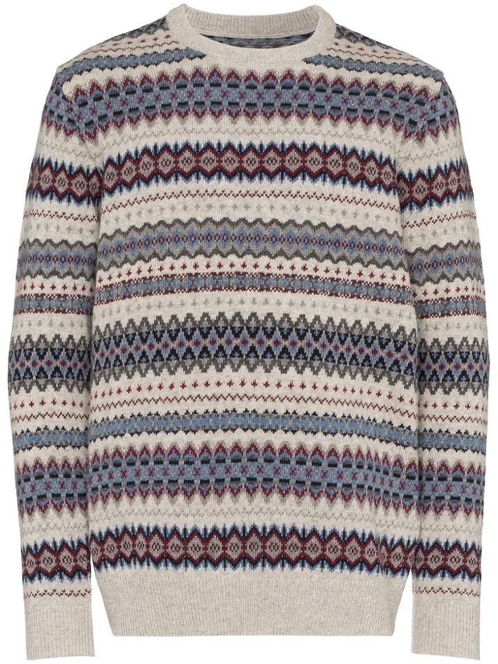 Barbour Fair Isle Intarsia Knit Sweater - Multicolour