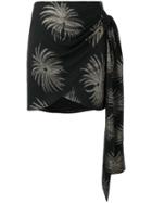 Victoria Victoria Beckham Palm Tree Skirt - Black