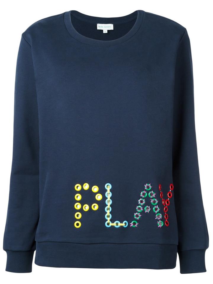 Mira Mikati 'play' Sweatshirt - Blue