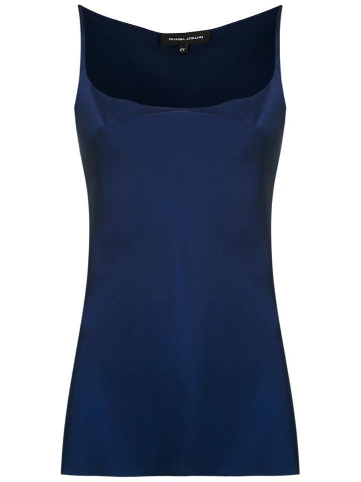 Gloria Coelho Thin Straps Blouse - Blue